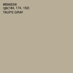 #B8AE98 - Taupe Gray Color Image